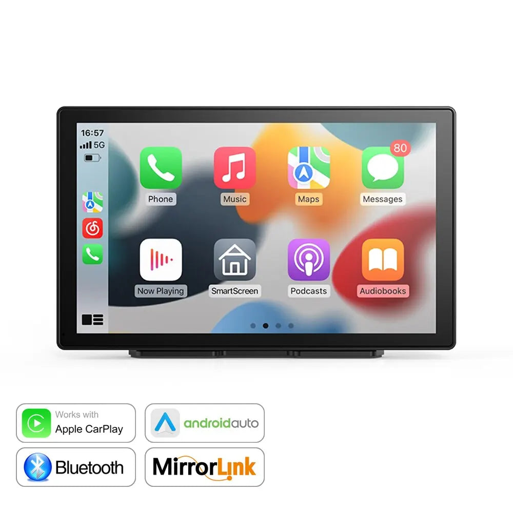 9 inch Car Radio Multimedia Video Player CarPlay Android Auto IPS Touch Screen AUX Input Bluetooth MirrorLink Universal