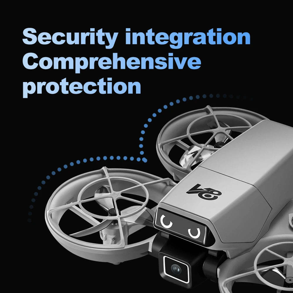 Xiaomi V86 Mini RC Drone 8K Aerial HD Intelligent Obstacle Avoidance Screen Remote Control Brushless Power GPS Helicopeter UAV