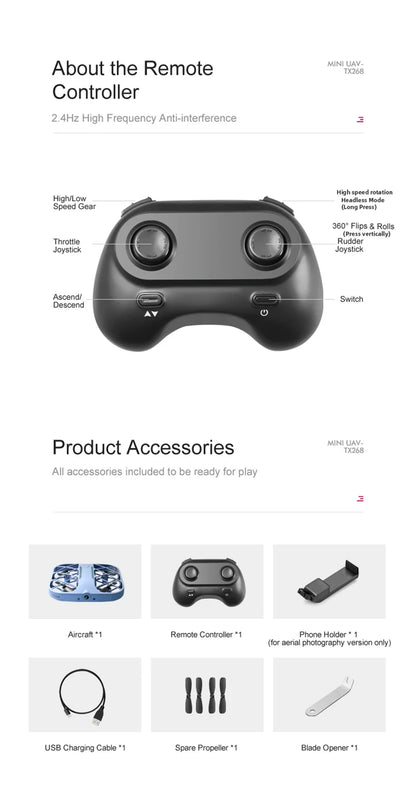 Xiaomi H107 Drone Mini Pocket Small Quadcopters Remote Control Helicopter 4K 8K With HD Camera Fpv Drones Christmas Gift For Kid