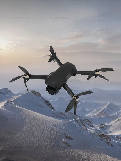 New E88GT Brushless Drone Dual HD Cameras WiFi FPV Foldable Arms Night Navigation Light Remote Control RC Quadcopter Photography