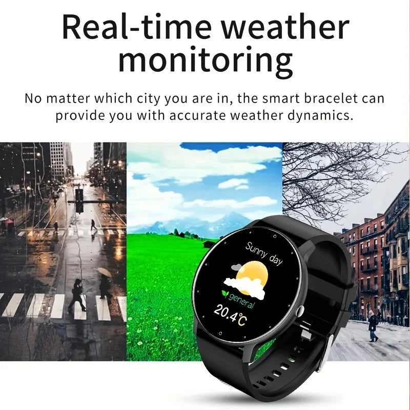 2025 New Smart Watch Men Full Touch Screen Sport Fitness Watch IP67 Waterproof Bluetooth For Android ios smartwatch Men+box
