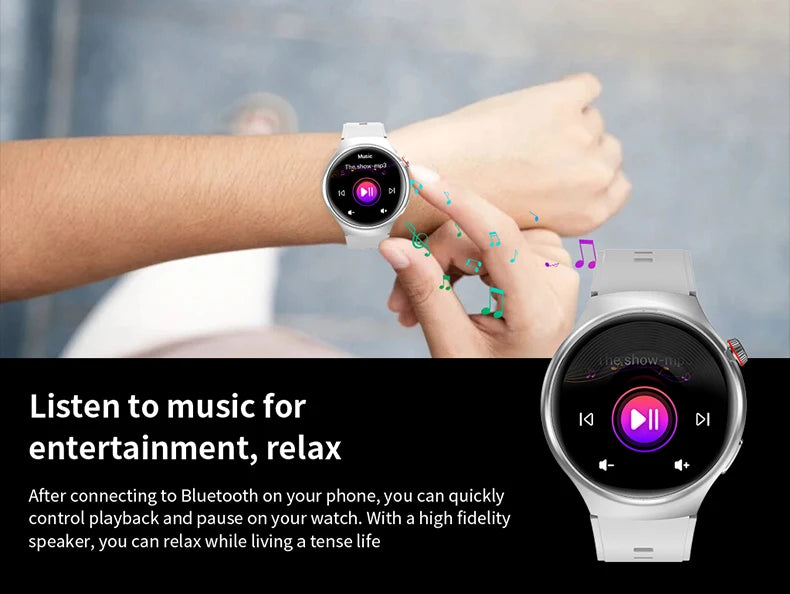 2025 New Men Smart Watch NFC Watch S10 Pro GPS 360*360 HD Screen AMOLED Heart rate BT Call Health Monitoring Women Smartwatches