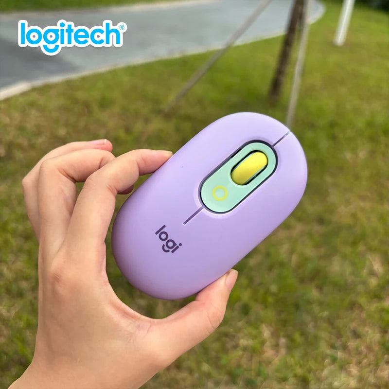 Logitech M350 POP MOUSE Wireless Bluetooth Mouse Girls Small Cute Computer iPad Office Home Notebook