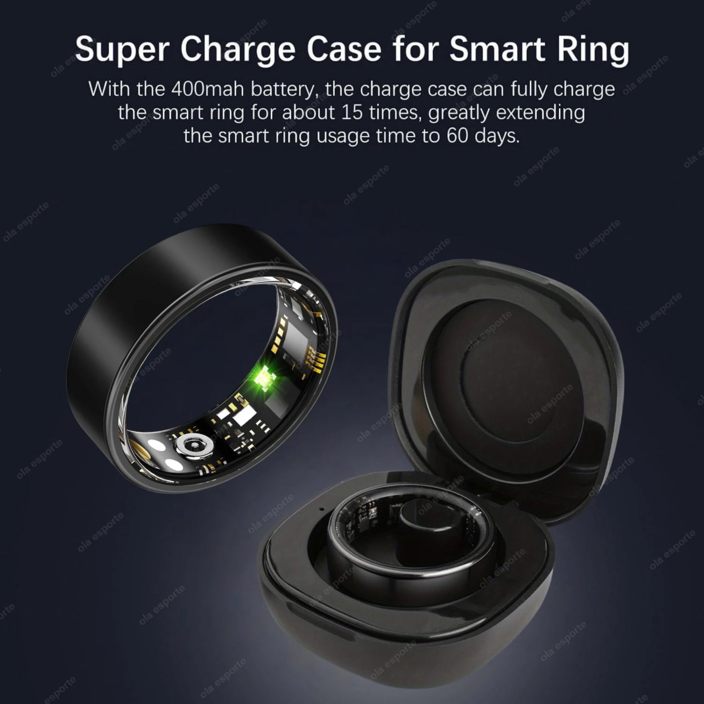 Smart Ring Multifunctional Rings Bluetooth Health Monitoring Ring Sleep Monitor Heart Rate Ring Waterproof Men Women Smart Ring
