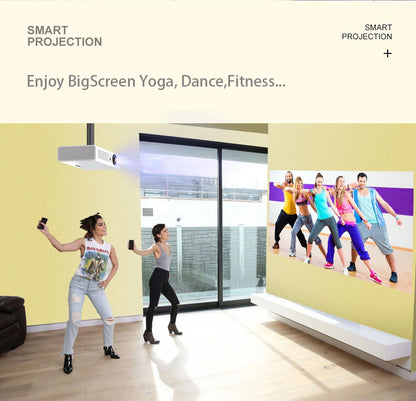 Smartldea V6 3D 4K Projector Android Wifi Daytime Proyector native 1280*800 Auto Focus Full HD 1080p portable smart game Beamer