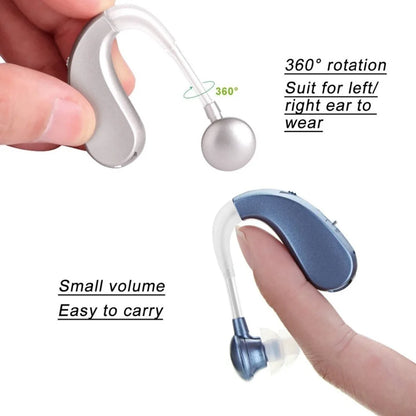 Ear-Hook Charging Earphones Comfort Enhanced Hear Rechargeable Noise-Canceling Clear Audio ComfortFit Earbuds For Senior Adults
