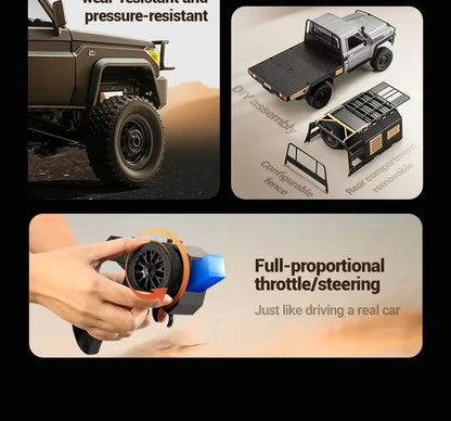 MN MODEL 1/12 4WD Remote Control Diving Off-road Car Climbing Truck All Terrain Vehicle Rock Crawler Wading Pickup Toy for Adult