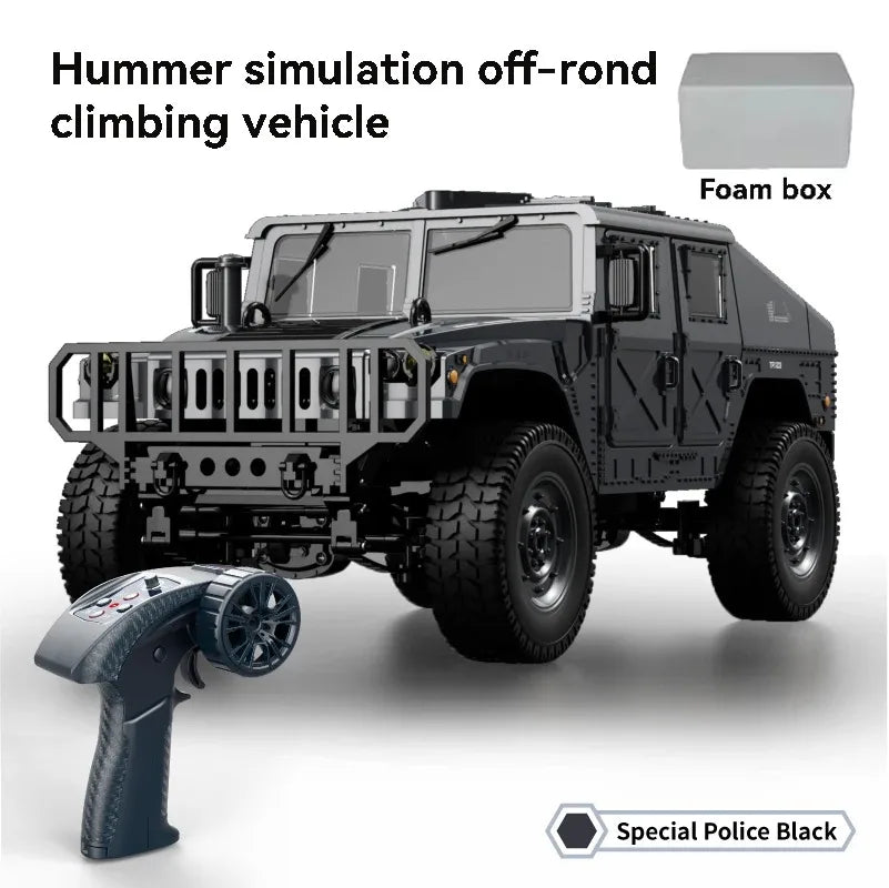 JJRC C8835 RC Car Simulation 4x4 All-terrain 2.4G Remote Control Car Off-road Climbing Electric Truck with LED Light RC Toy Gift