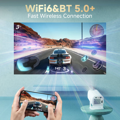 P30pro Portable Multimedia Projector, A Projector Suitable For Travel, With A Small Size And Low Footprint