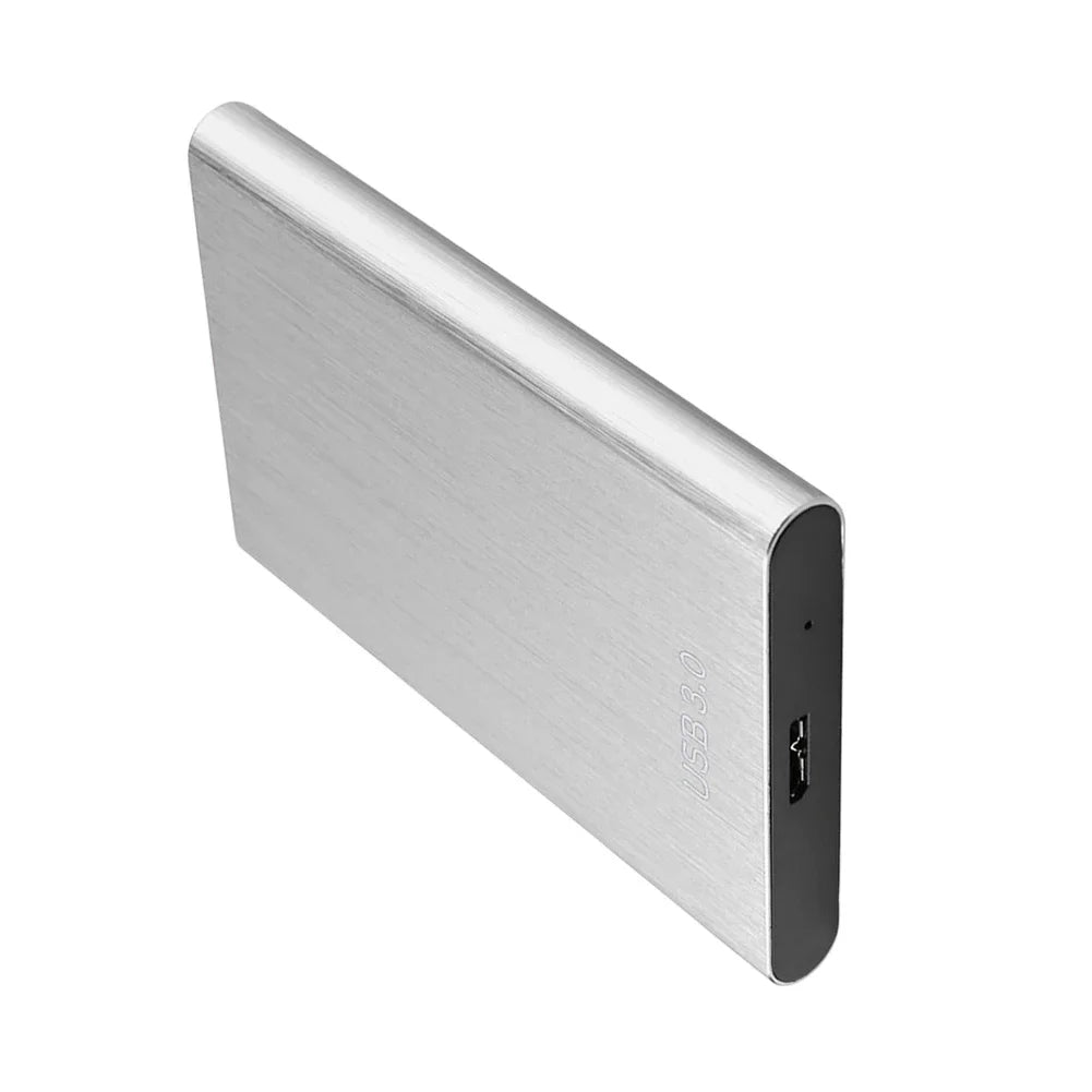 2.5 Inch Portable Hard Drive USB 3.0 External Hard Drive 1TB Metal External Hard Disk Plug and Play for Macbook Tablet Computer