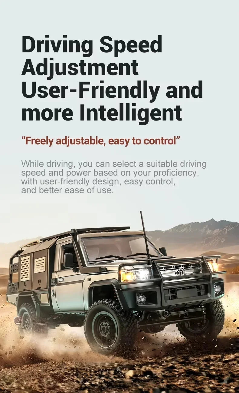 MN MODEL 1/12 4WD Remote Control Diving Off-road Car Climbing Truck All Terrain Vehicle Rock Crawler Wading Pickup Toy for Adult