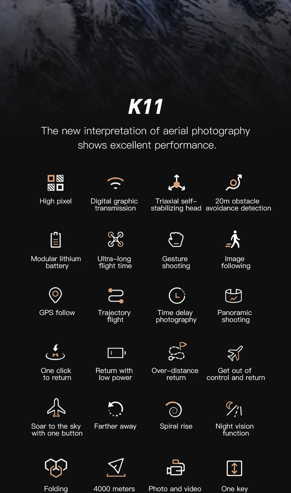 K11 Tubro Professional Drone With 8K Camera 3-Axis Gimbal Obstacle Avoidance Touch Screen FPV Drone Brushless GPS RC Quadcopter