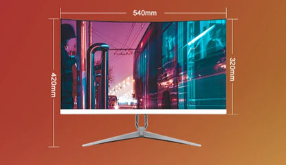 24-inch Gaming Monitor,1920*1080p,2ms,144hz,Ultra Wide 178° Wide Viewing Angle,LED Curved Display,For Gaming Office Learning