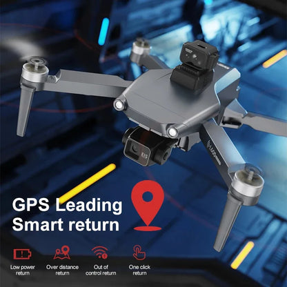 L600 PRO Max GPS Drone With Screen Control 8K HD Dual Camera Brushless Obstacle Avoidance 3-Axis Gimbal Aerial FPV RC Dron 5KM