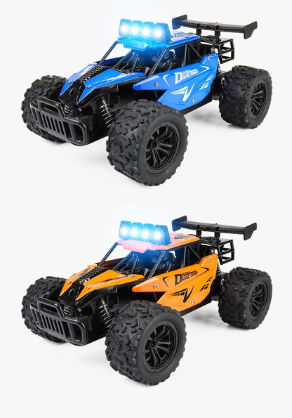 RC Alloy Car 1:16 Scale 2WD Off-Road Climbing Remote Control Car With LED Light 20KM/H High Speed Toys Gifts For Boys Girls Kids