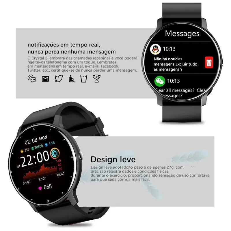 LIGE 2025 For All Smartphone Connections Women Smart Watch Real-time Weather Forecast Activity Sports Ladies Smart Watch Man