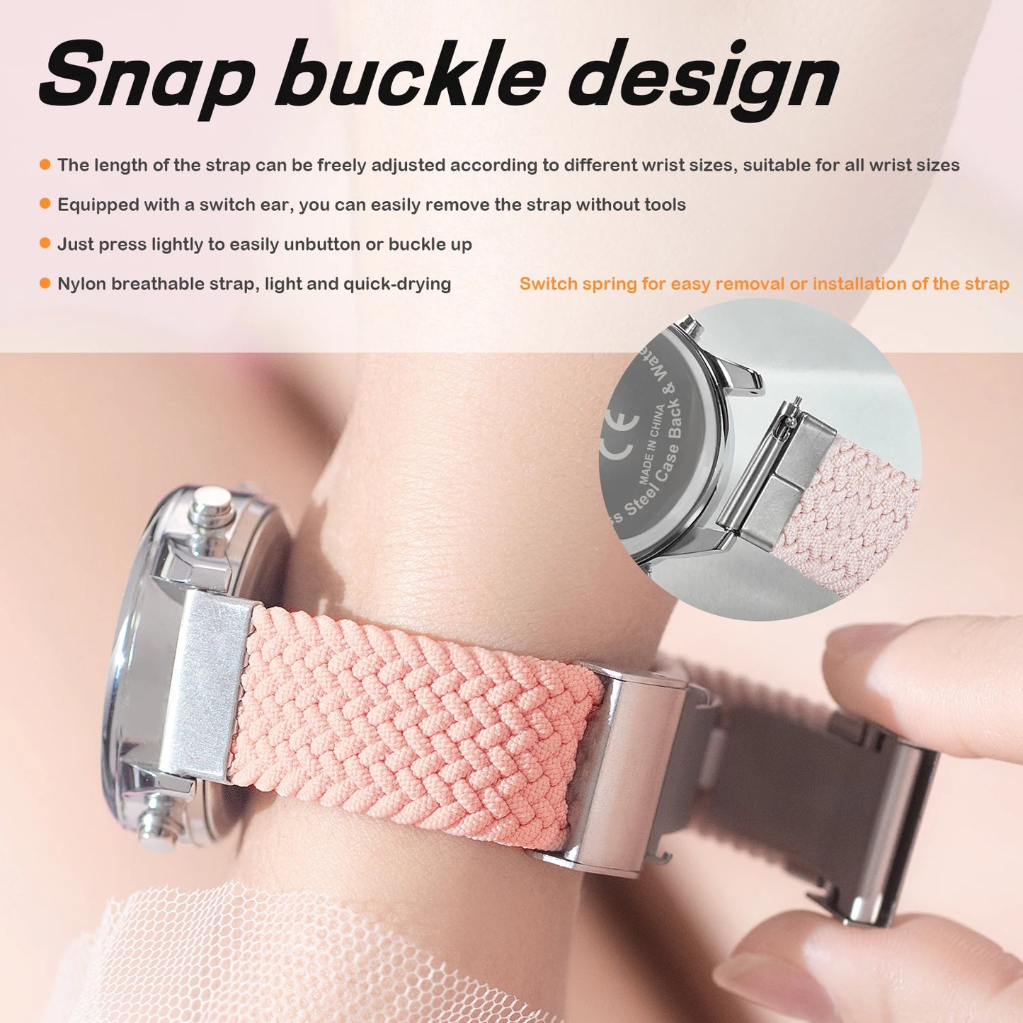 Hearkent Pedometer Sport Watches Step Counter Watch Women Digital Watches Calories Mile Stopwatch Countdown for Walking Tracker