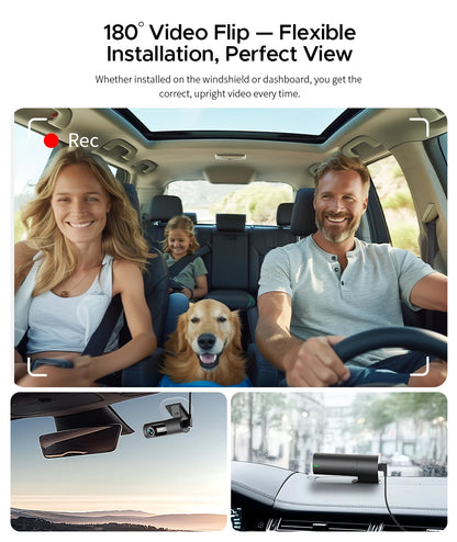 Dash cam KAWA D6 3K Video Recorder Car Dash Camera for AUTO, Car DVR Voice Control,Night Vision Dashcam 2025 New