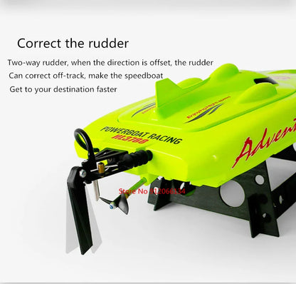 53CM Large 40KM/h High Speed Remote Control RC Racing Boat 150M 2 way Navigation Waterproof Dual Body Electric RC Speedboat Toy