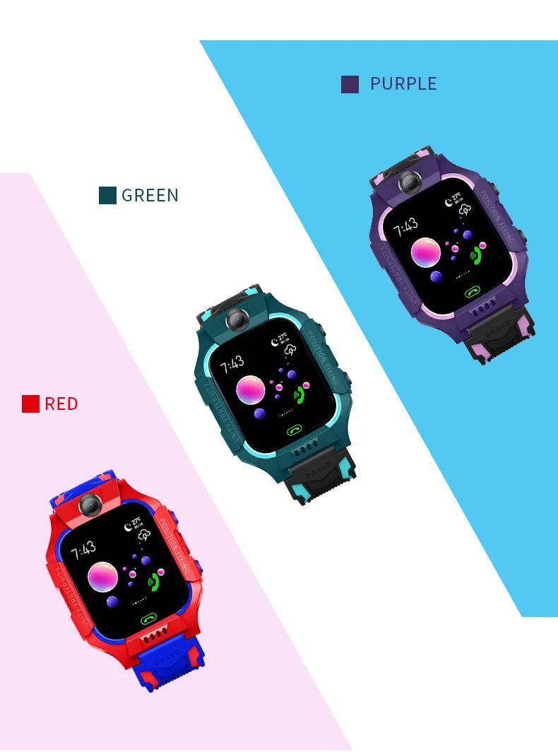 Children's Smart Watch Girl Boy-Smart Watch Children's Watch Age 4-12 Years Old, Intelligence Learning Game Camera Micro Chat Al