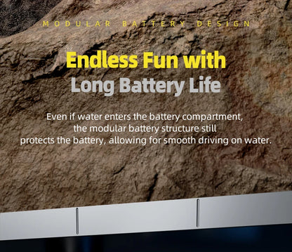 KBDFA Q215 Amphibious RC Car 2.4G 4WD Remote Control Truck Climbing Off Road Waterproof Armored Vehicles Kid Toys Gift