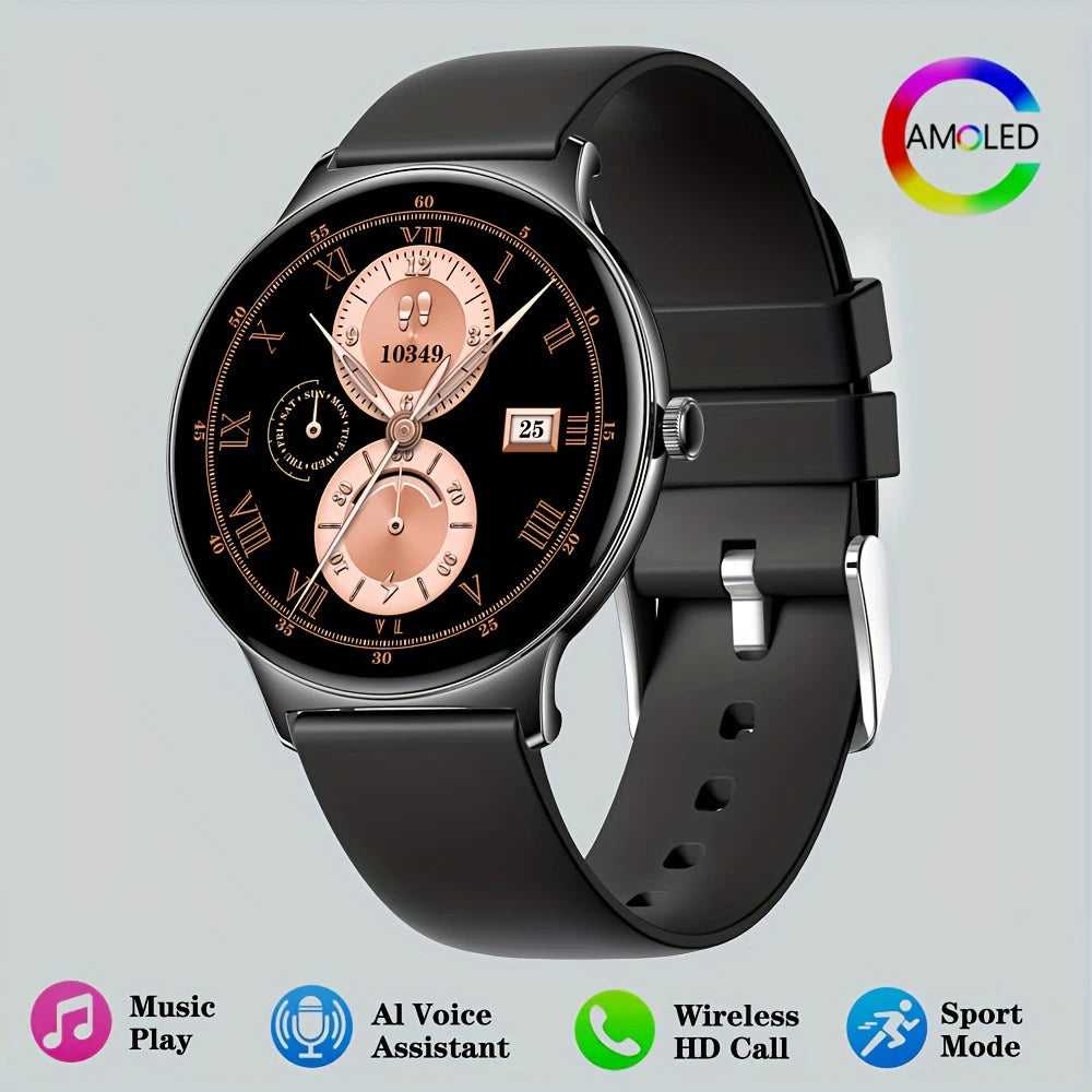 2025 Smart Watch Man Woman Ultra-thin Gift Full Touch Screen Sports Fitness Watch BT Call Digital SmartWatch For Android IOS New