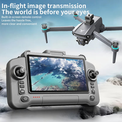 GPS Drone with Touch Screen EIS Camera Anti-shake 8K Aerial Brushless Drones 5G GPS 8K HD Cameras Large UAV Dron RC Quadcopter