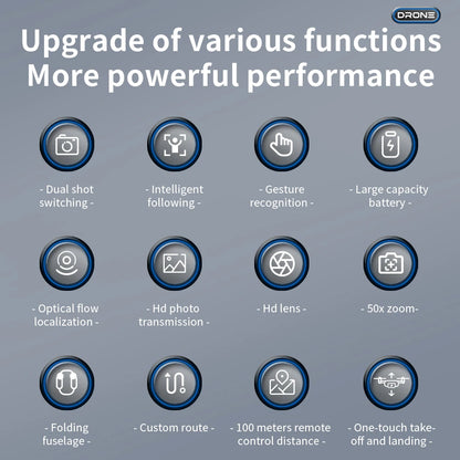 C10/E88 Drone 8K Professional Dual Camera 25min 360 Intelligent Obstacle Avoidance Four Axis Quadcopter Boy RC Toy VS K10 Dron