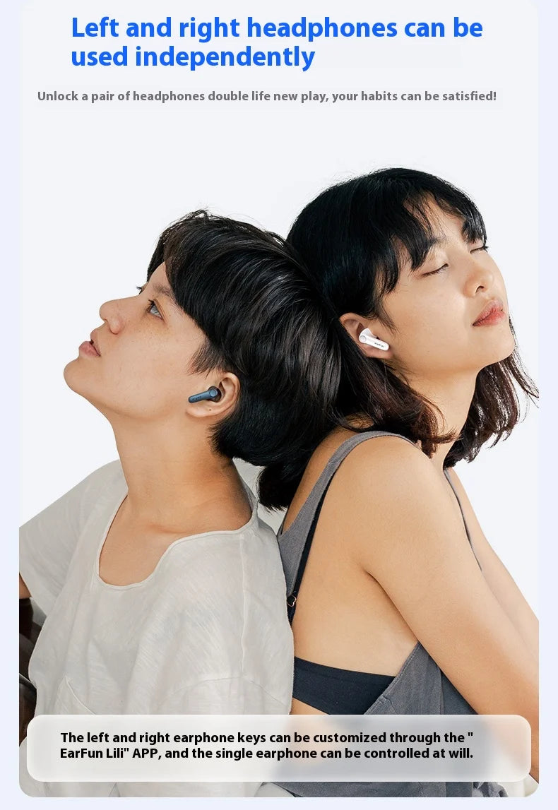 EarFun Air Pro 4 Wireless Earphone Active Noise Reduction HI-FI Bluetooth5.4 Earphones E-sports IPX5 Waterproof PC Gamer Earbuds