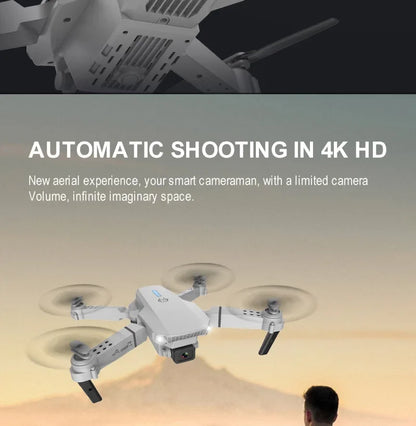 2025 New E88 Pro WIFI FPV Drone - 4K/1080P Dual Camera,Wide-Angle HD, Altitude Hold, Foldable Quadcopter, RC Helicopter Toy Gift