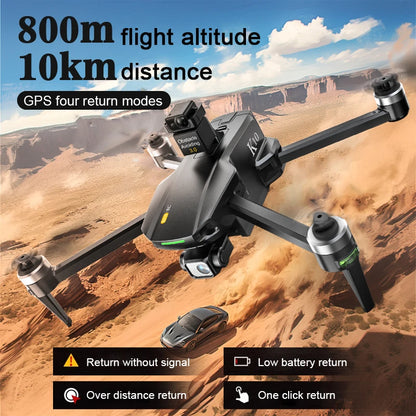 10KM 35 Mins With Touch Screen RC K10 Professional GPS Drone with 3-Axis Gimbal 8K Dual Camera FPV Brushless Airdrop Quadcopter