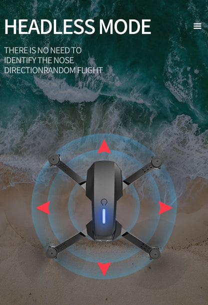 MHD E88 Dual Camera Drone Aerial Photography Professional High-definition Quadcopter Outdoor Flying Toy Beginner Drone Kids Gift