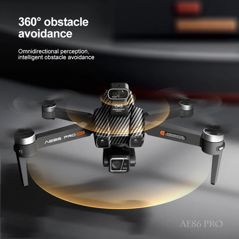 AE86 PRO MAX/S155 GPS Drone Professional 8K 3-axis PTZ Aerial Obstacle-Avoiding Brushless Motor 5G WIFI RC Quadcopter Toys