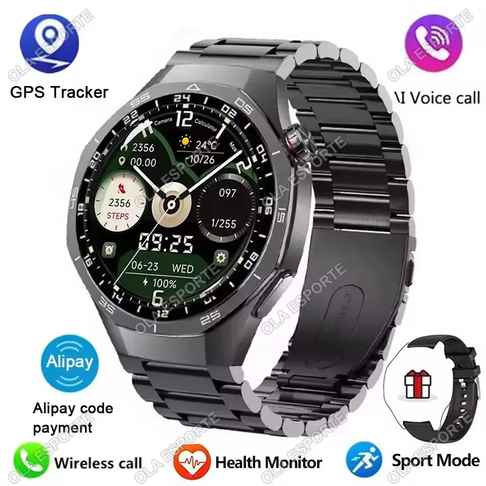 Men Women SmartWatch 2025 New 1.51 HD Screen 450Mah Fitness Track Heart Rate Sleep Gps Tracker Smart Watch Sport IP68 Waterproof