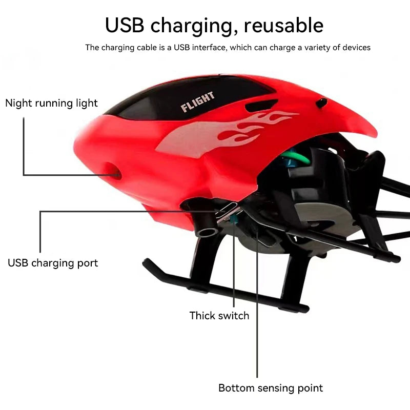 Xiaomi Mijia Rechargeable Mini Rc Suspend Drone Intelligent Remote Safe Fall-resistant Rc Helicopters Drone Children Toys 2025