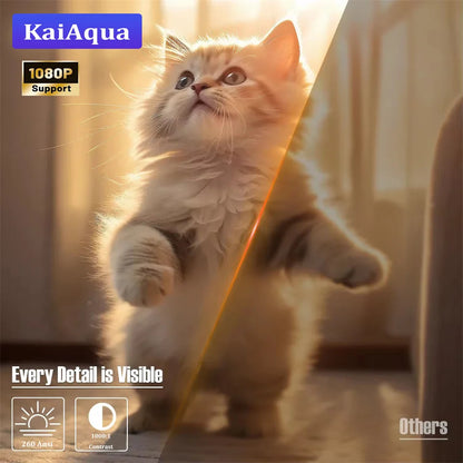 New Portable Projector 4K 1280*720P Android 11 Dual-band Wifi6 2.4G+5G 260ANSI BT5.0 1080P Home Cinema Outdoor Mini Projectors