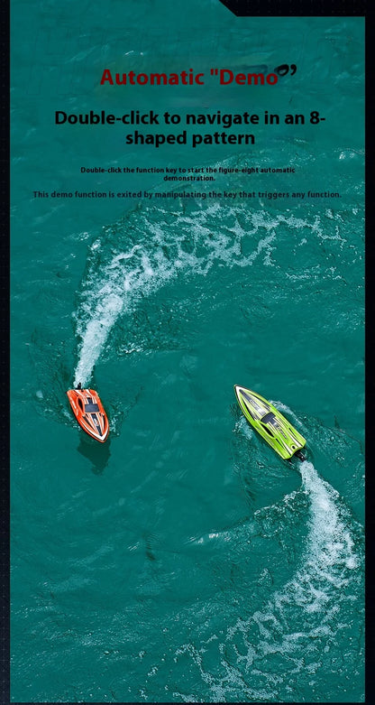 Hj818pro High-Speed Remote Control Boat 41cm Brushless Motor Competitive Boat High Horsepower Boat Model Children'S Water Toy