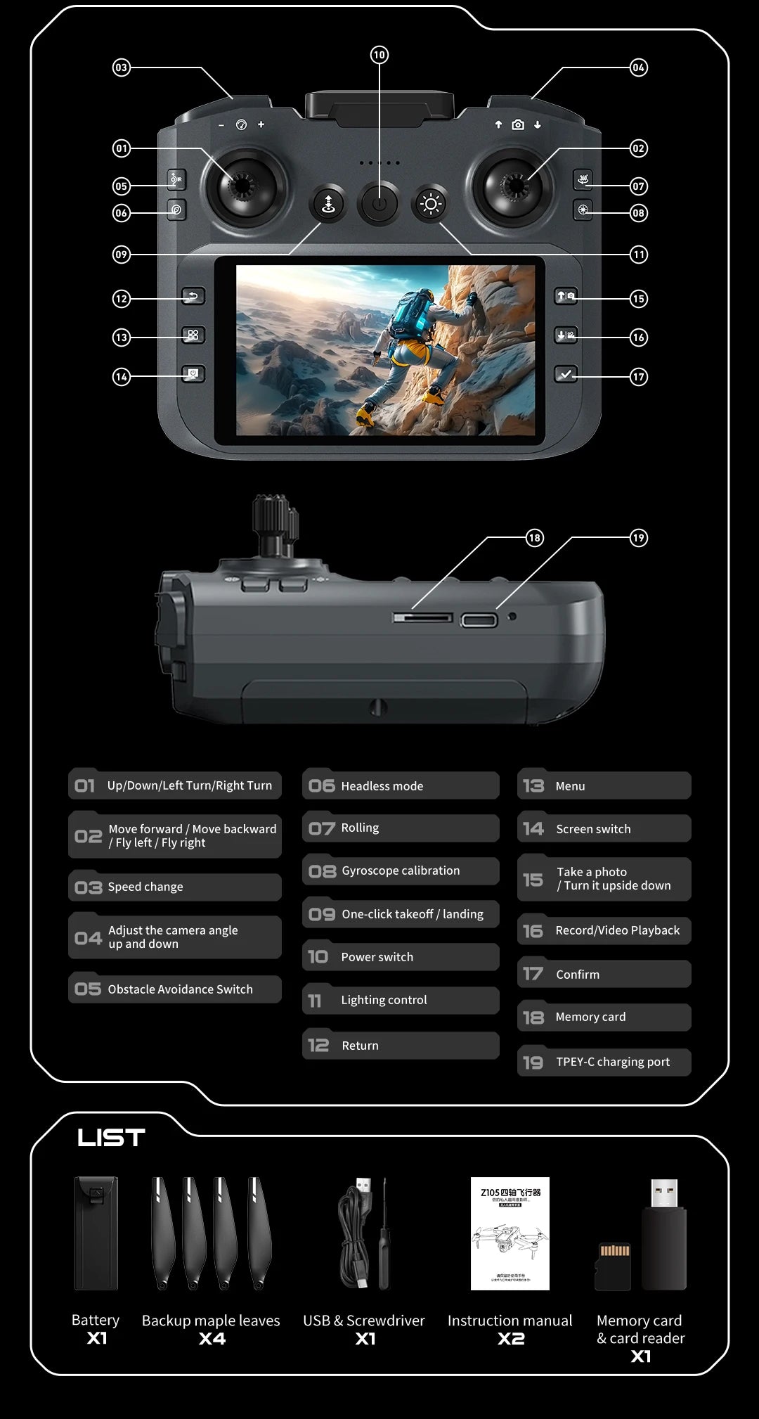 2025 New MIJIA V88 Drone 8K  HD Dual Camera Profesional 180° Electric Adjustable GPS Positioning Obstacle avoidance Bushless UAV