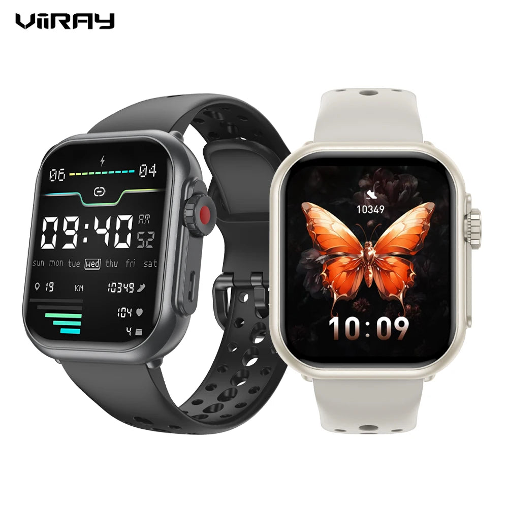 Smart Watch for Men Women, 1.85" HD Screen Fitness Tracker, 100+ Sport Modes, Heart Rate/Sleep Monitor, for Android/iPhone