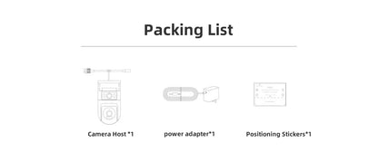 NEW Xiaomi Outdoor CW500 Dual Camera Version IP66 Security Protection CCTV AI Detection Full-Color Night Vision Smart Home