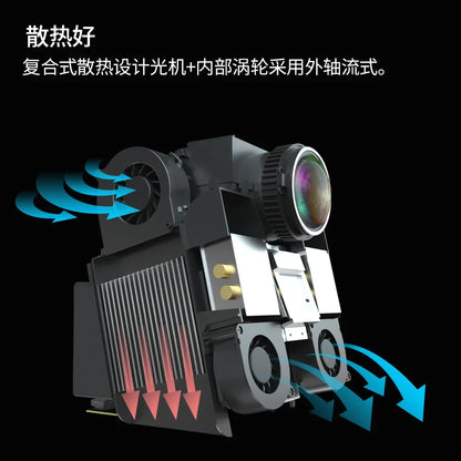 LCD Projector T03 Android Portable 4K Projector Home 1080P Projector