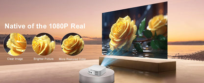 Salange P92MAX Android13 Smart Projector Netflix Officially Licensed HD 1080P BT5.2 WiFi 12000L Elec Focus Auto Keyston 4K Movie