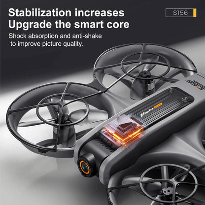 S156 Drone Professional 4K HD Dual ESC Camera FPV WiFi RC Dron Brushless Motor with Optical Flow Positioning Quadcopter Drone