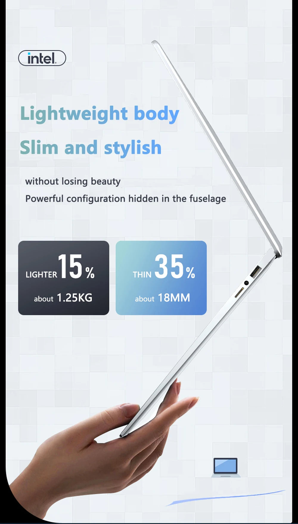 Kid 14.1-inch Intel Celeron N4000 Laptop with 128GB/256GB/512GB/1TB SSD Windows 11 Pro  Dual Core Portable Notebook for Students