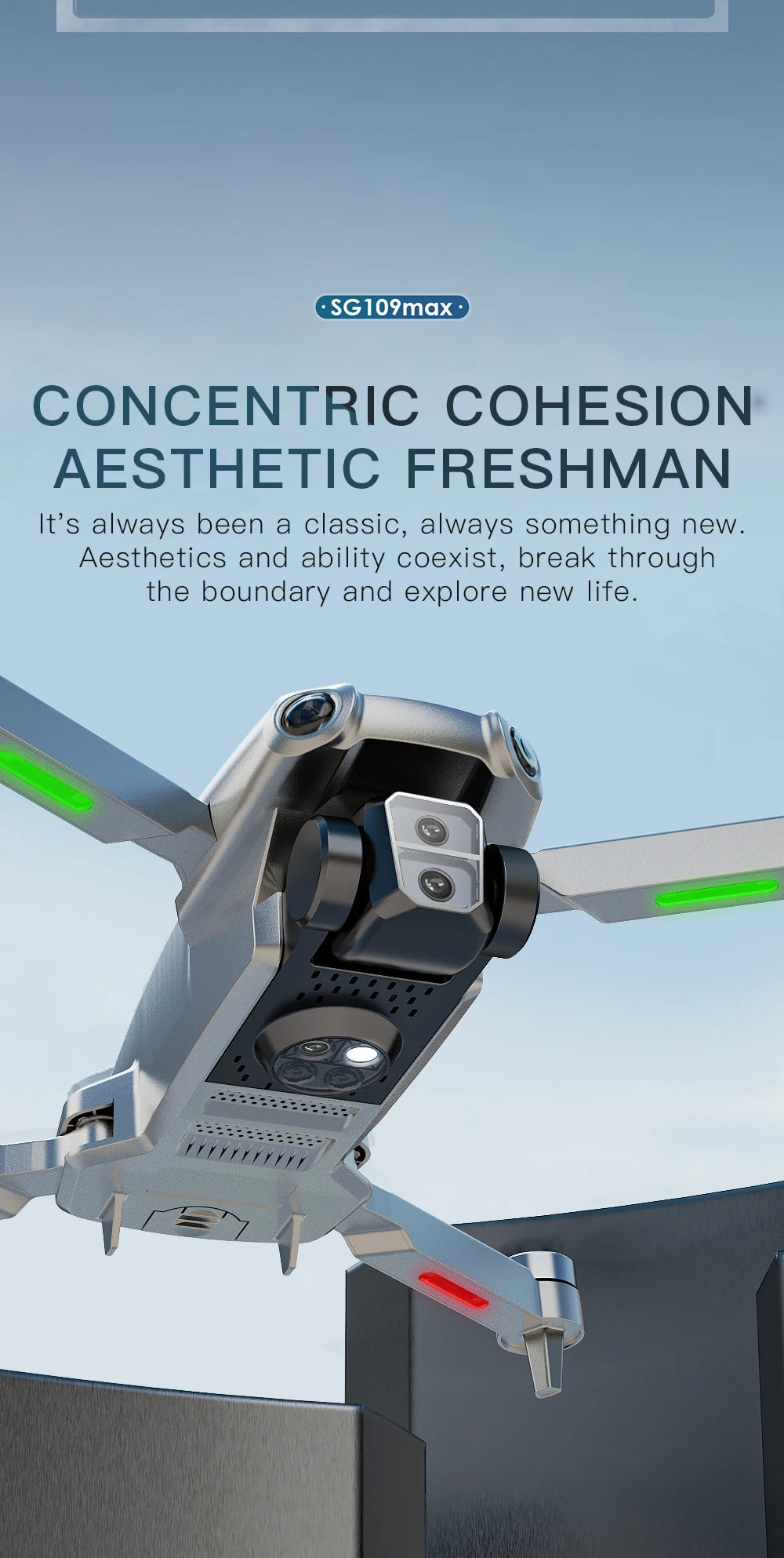 SG109 PRO Max Drone 4k GPS 8K HD Dual Camera Professional Aerial Photography UAV Brushless Motor Quadcopter Toys Aircraft