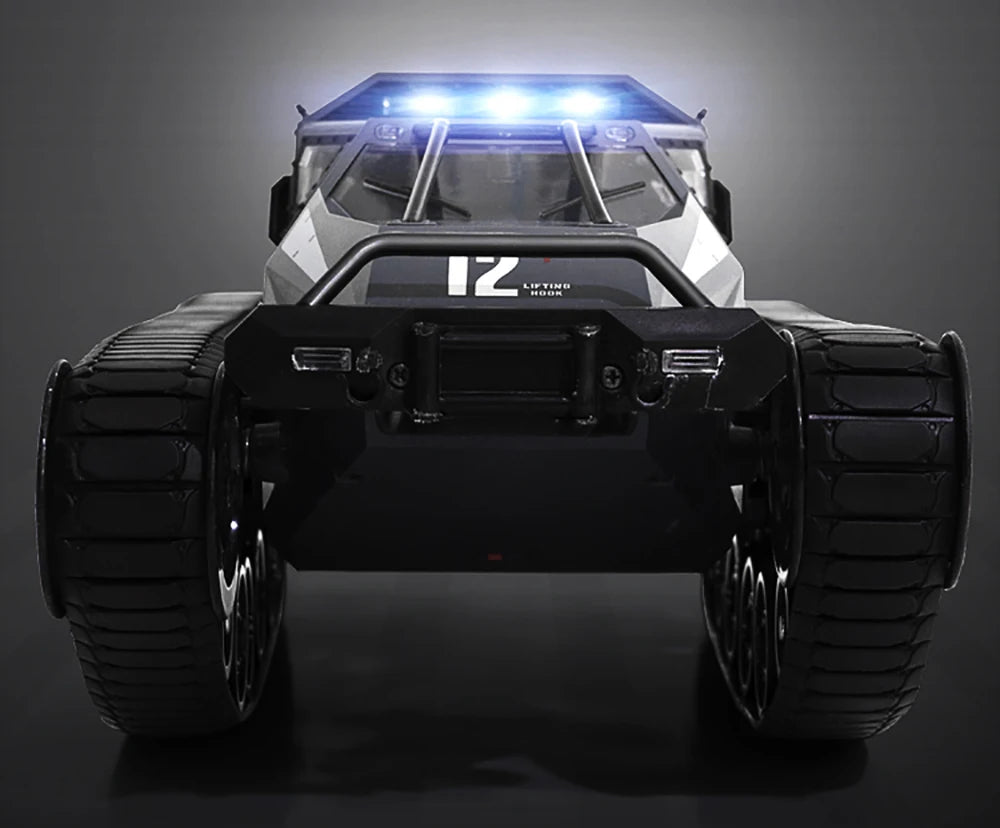 JJRC C8812 / C8812 MAX RC Car Full Scale Tracked Tank Simulation 2.4G Remote Control Car Drift LED Light Off-Road RC Toy As Gift