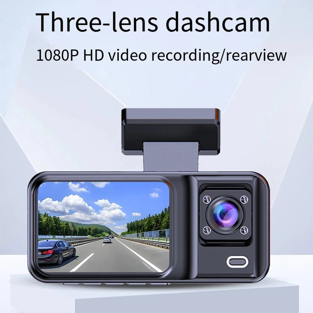 Dash Cam for Cars Camera Black Box 3 Channel /2 Channel  1080P Video Recorder Rear View Camera for Vehicle Car DVR car accessory