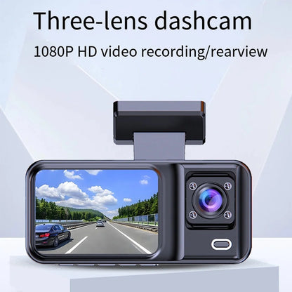 Dash Cam for Cars Camera Black Box 3 Channel /2 Channel  1080P Video Recorder Rear View Camera for Vehicle Car DVR car accessory