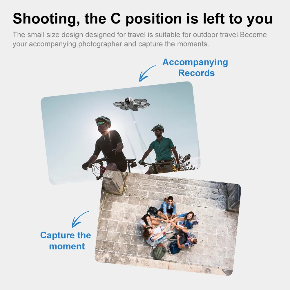 V666 Drone 4k HD Camera ESC 180° Aerial Aircraft Brushless RC Quadcopter Air Pressure Fixed Height Remote Control Airplane Gift