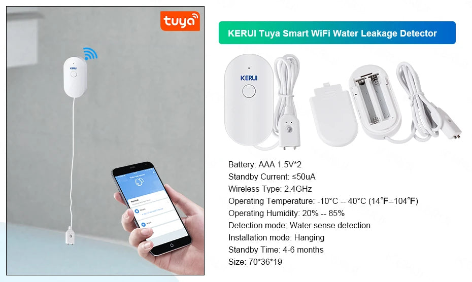 KERUI NEW 4G/WiFi Home Alarm System Tuya Smart Home Sesurity Alarm Wireless Burglary Protection PIR Motion Sensor APP Control